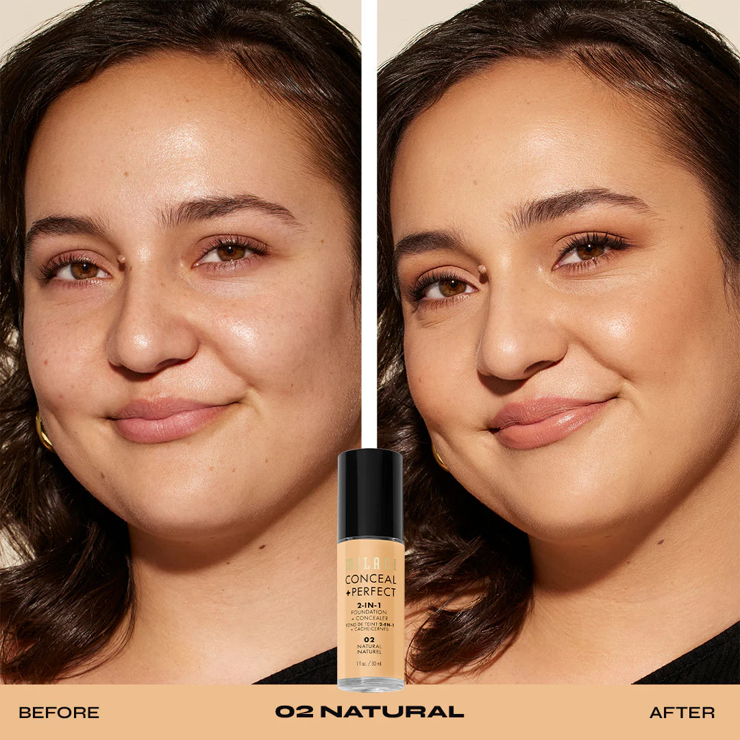Milani Concealer+Perfect 2-IN-1 Foundation+Concealer