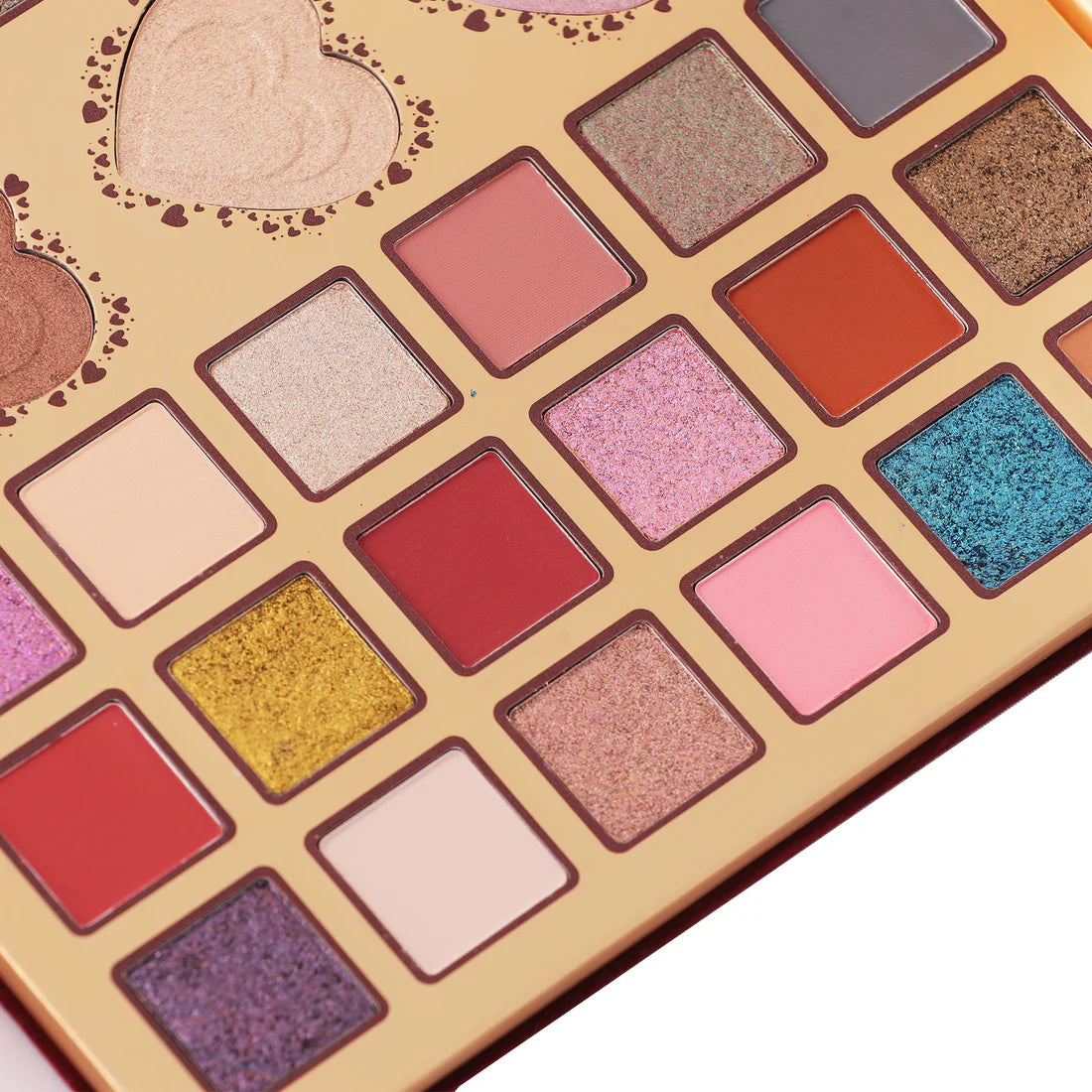 Shopaarel Heartbeat Eyeshadow And highlighter Palate