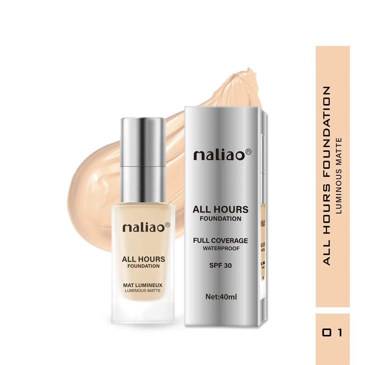 Maliao All Hours Foundation Luminous Matte