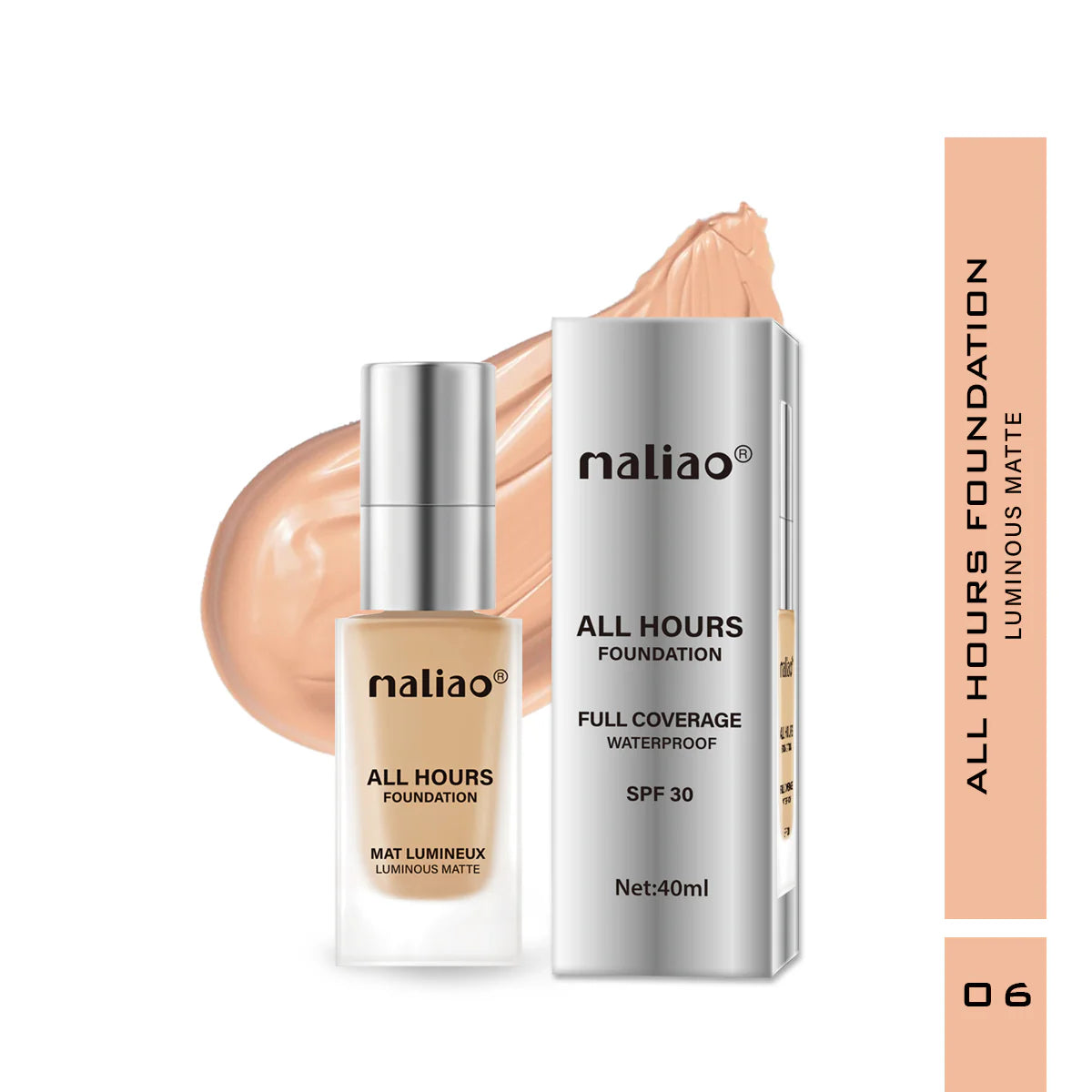 Maliao All Hours Foundation Luminous Matte