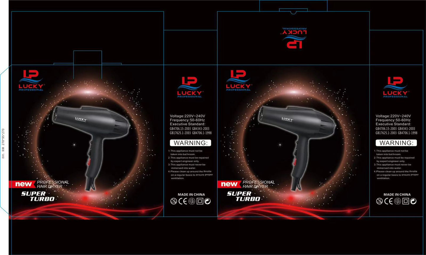 Lucky Professional New Super Turbo Hair dryer