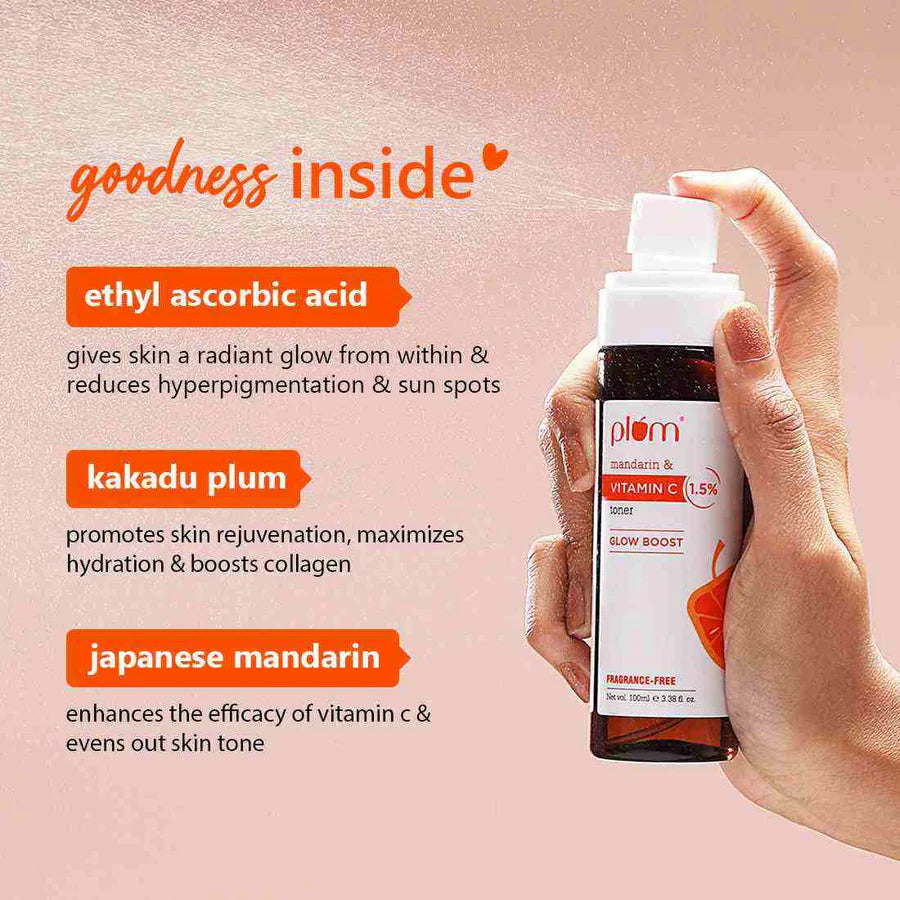 Plum 1.5% Vitamin C & Mandarin Pore Tightening Face Toner