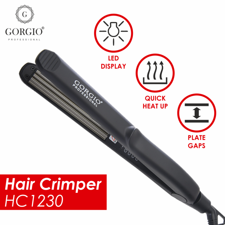 Gorgio Professional High Performance Hair Crimper (HC1230)