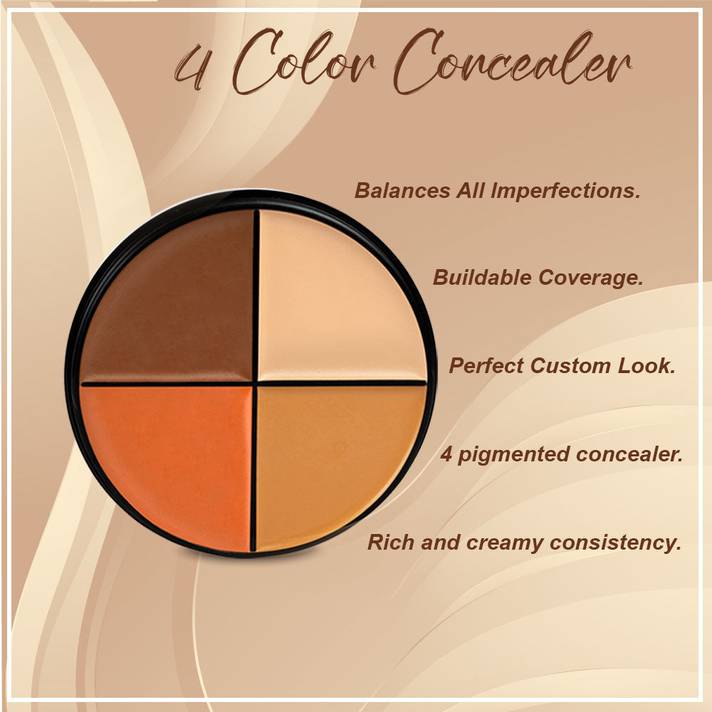 DAILY LIFE FOREVER52 4 Colour Concealer Palette - Chestnut 003 - 12g