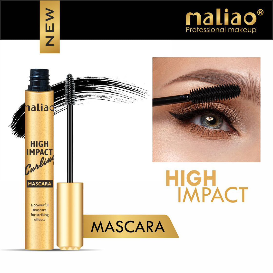 Maliao High Impact Curling Mascara