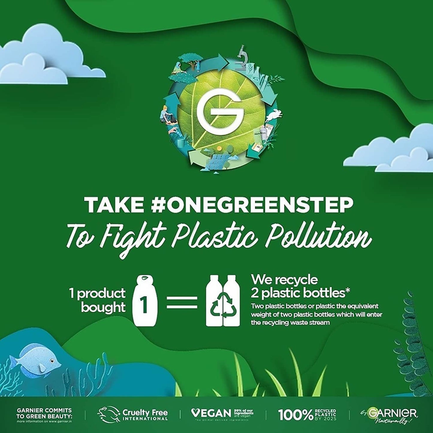 Garnier Skin Naturals Micellar Oil-Infused Cleansing Water For Cleansing & Make-Up Remover | 125ml