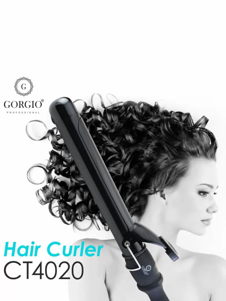 Gorgio Professional Premium Hair Curling Tong (CT4020) 25mm