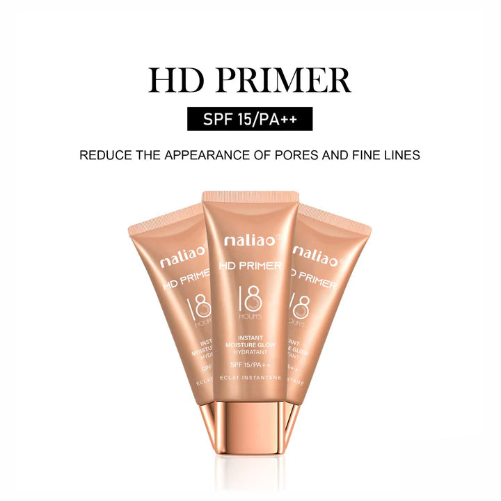 Maliao HD Primer - Instant Moisture Glow with SPF 15/PA++ for Flawless Skin