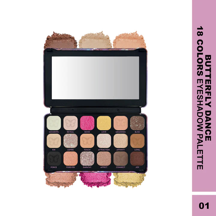 Maliao Butterfly 18-Color Eyeshadow Palette