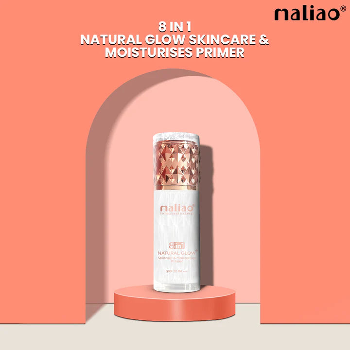 Maliao Natural Glow+ Primer - Skincare & Moisturizing Base with SPF 30 PA+++