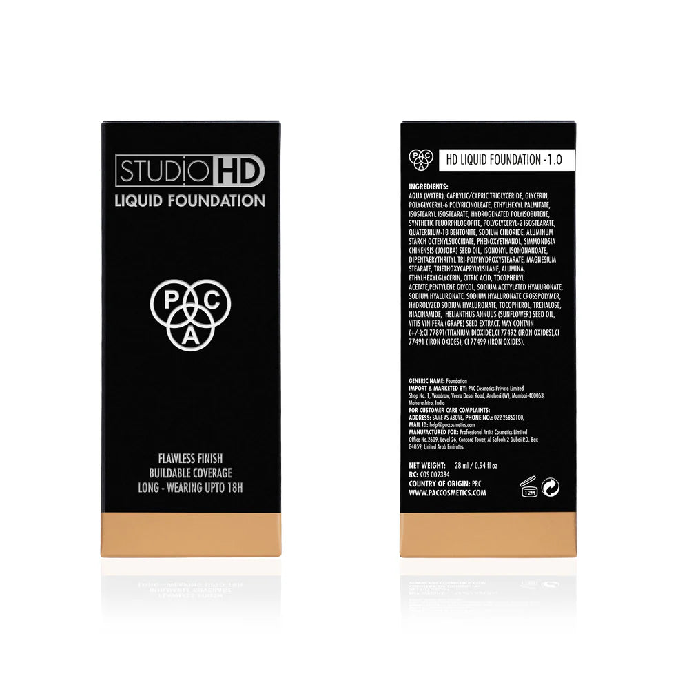 PAC Studio HD Liquid Foundation