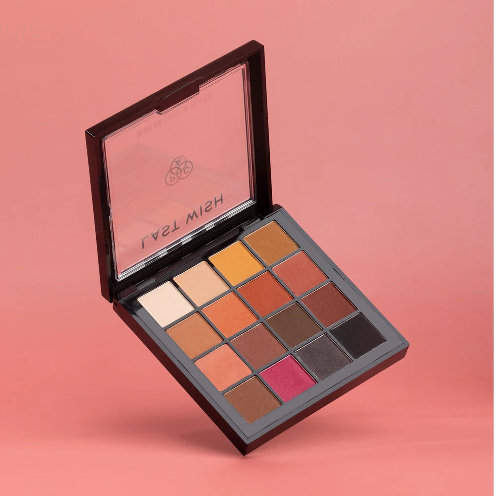 Pac matte eyeshadow palate 16 colors
