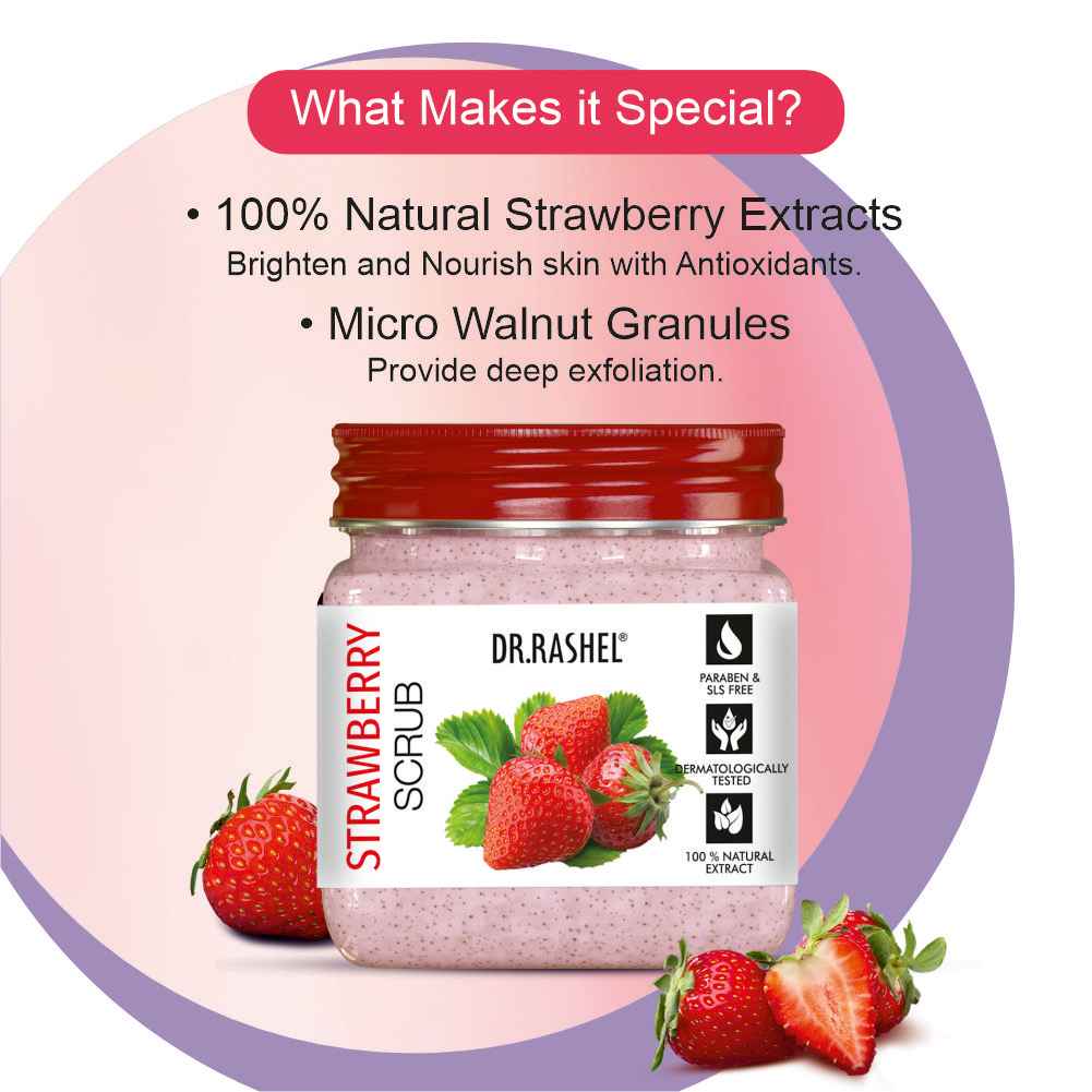 Dr.Rashel Strawberry Face and Body Scrub
