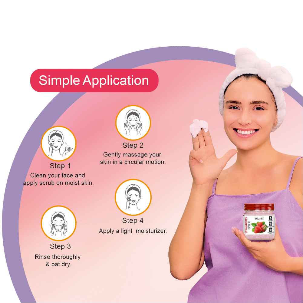 Dr.Rashel Strawberry Face and Body Scrub