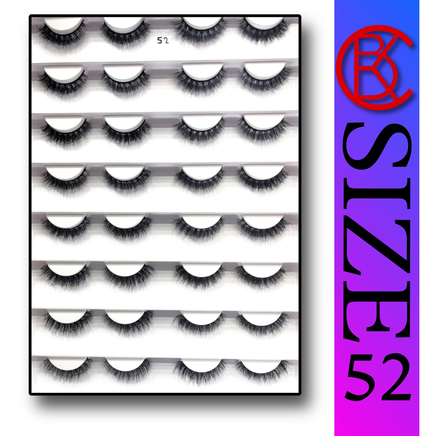 Khushi Mink Hair Lashes 16 Pair Set.