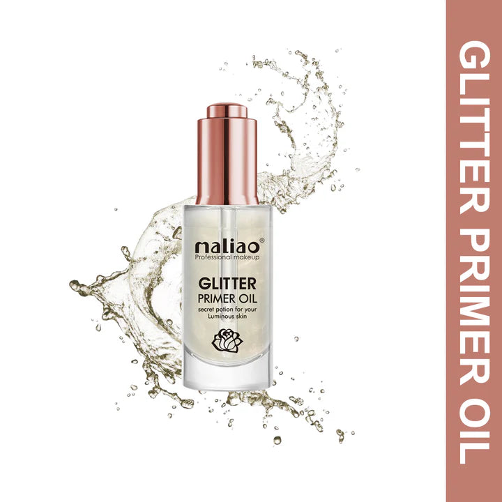 Maliao Glitter Primer Oil - Secret Potion for Radiant, Luminous Skin