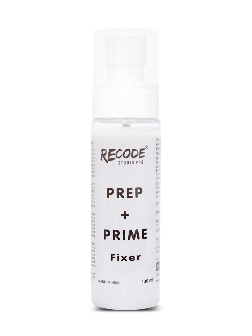 Recode studio Prep Prime Makeup Fixer