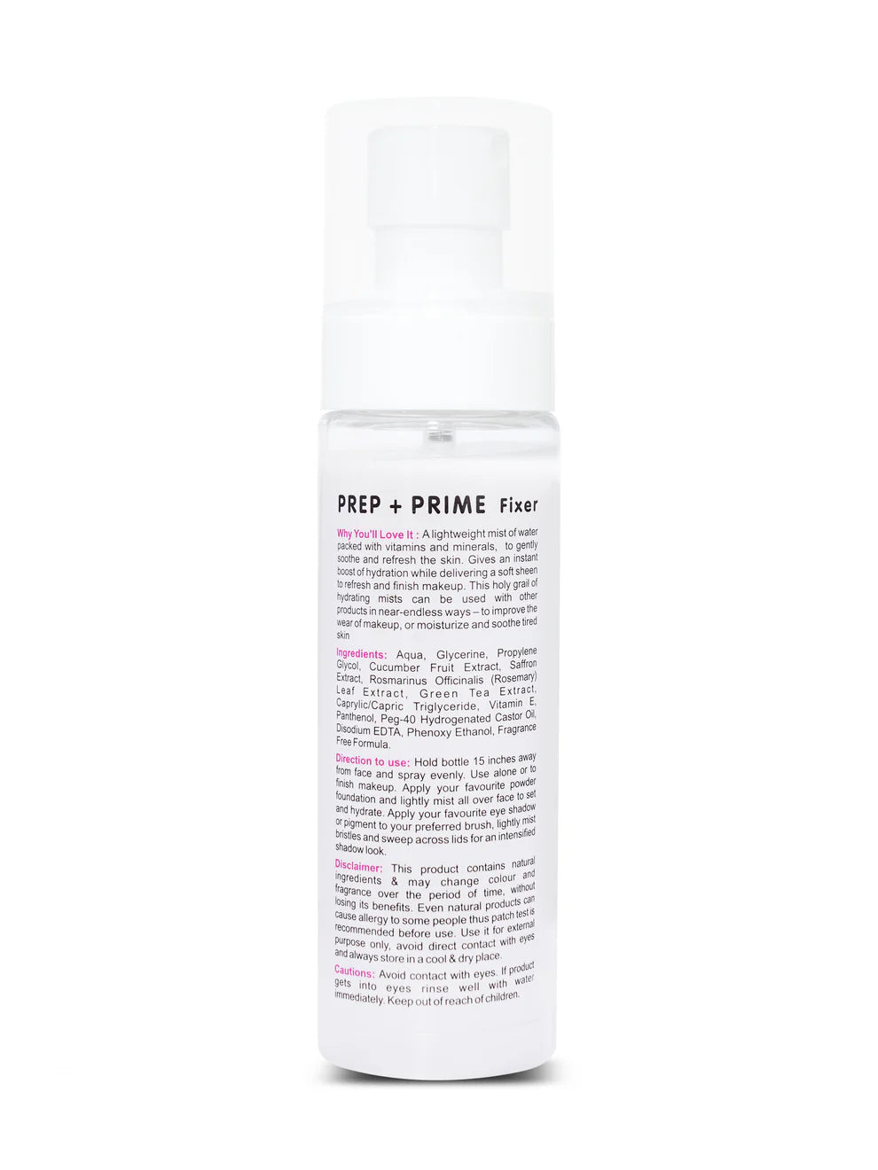 Recode studio Prep Prime Makeup Fixer