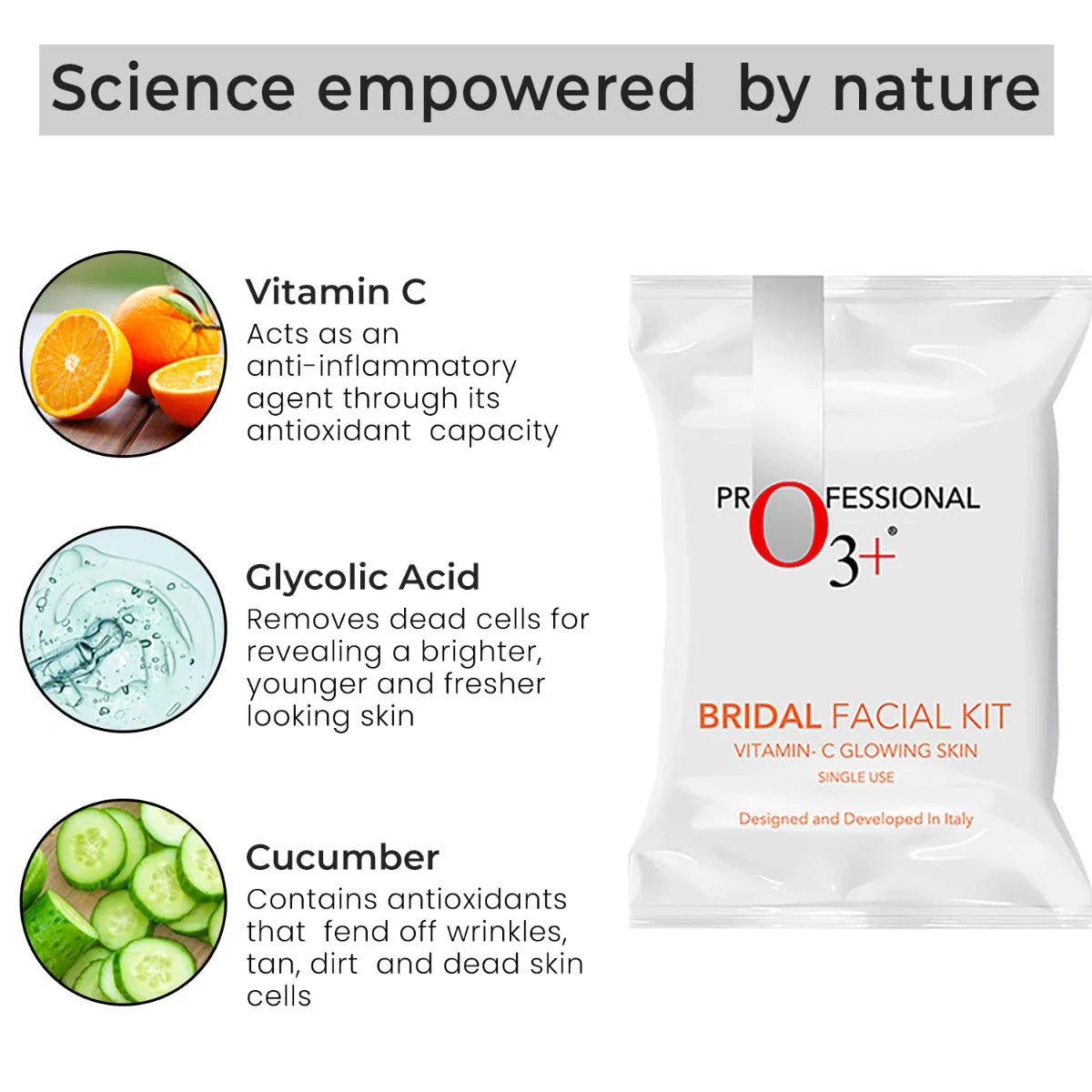 O3+ Bridal Facial Kit Vitamin C Glowing Skin