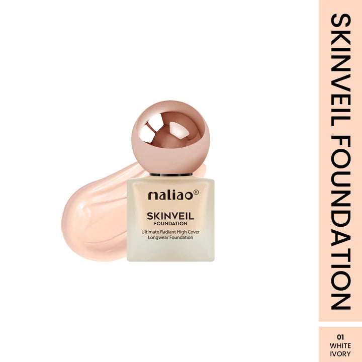 Maliao Skinveil Foundation-Ultimate Radiant High Cover Longwear Foundation