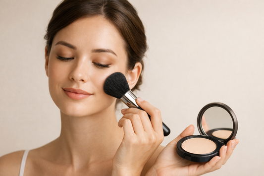 How to Apply Compact Powder Perfectly?