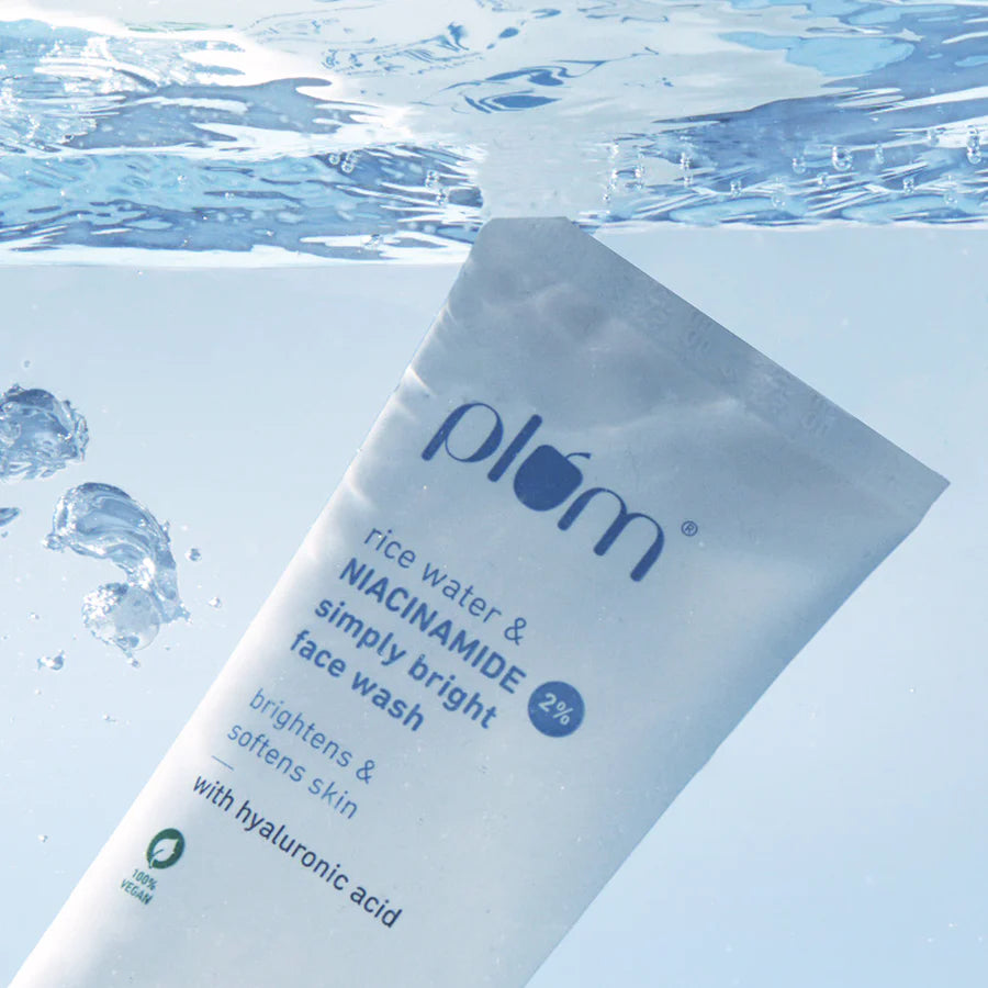 Plum 2% Niacinamide & Rice Water Face Wash