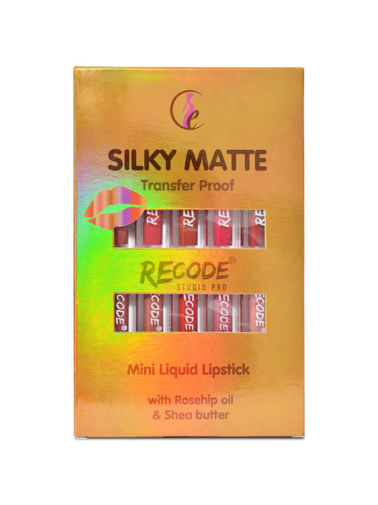 Recode 10 Silky Matte Mini Liquid Lipsticks