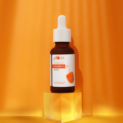 plum 15% Vitamin C Serum with Mandarin for glowing skin