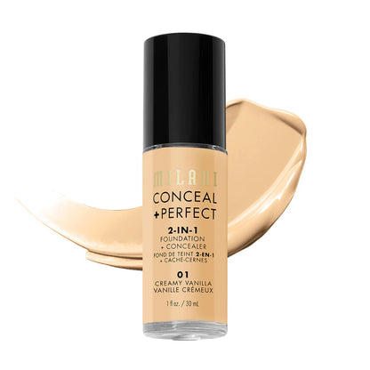 Milani Concealer+Perfect 2-IN-1 Foundation+Concealer