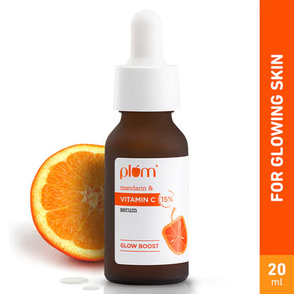plum 15% Vitamin C Serum with Mandarin for glowing skin