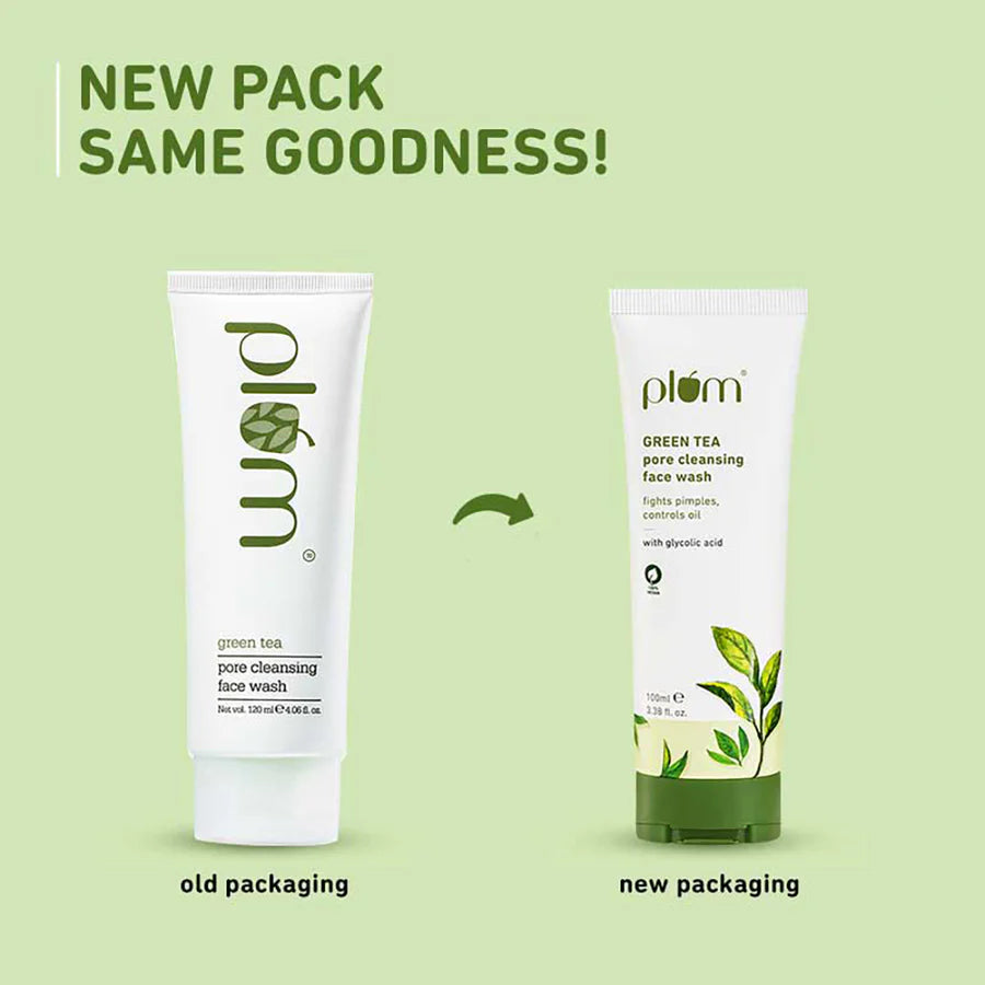 Plum Green Tea Pore Cleansing Face Wash for Acne