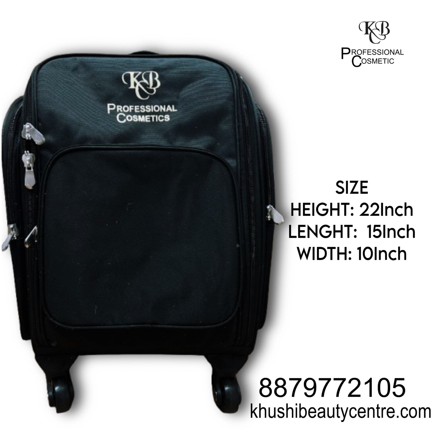 Kbc Professional Cosmetics Pro Trolley Bag