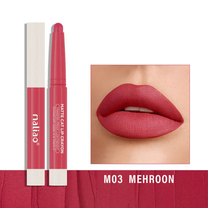 Maliao Matte Cat Lip Crayon Transfer Proof And Light Weight Long Lasting Color