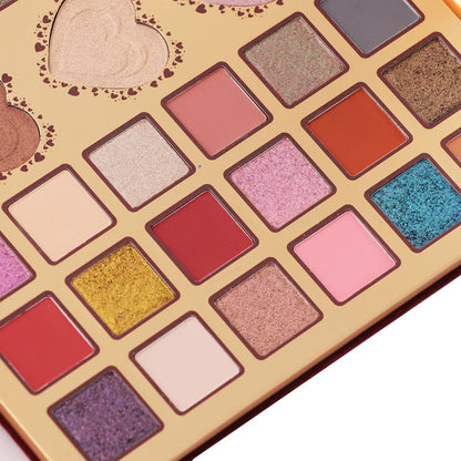Shopaarel Heartbeat  Eyeshadow And highlighter Palate