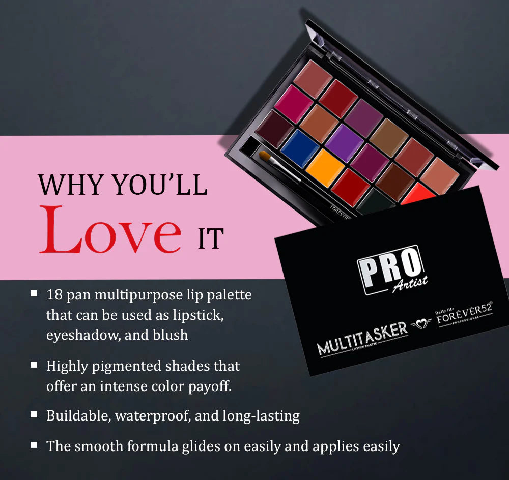 Forever52 Pro Artist Multitasker Lipstick Palette