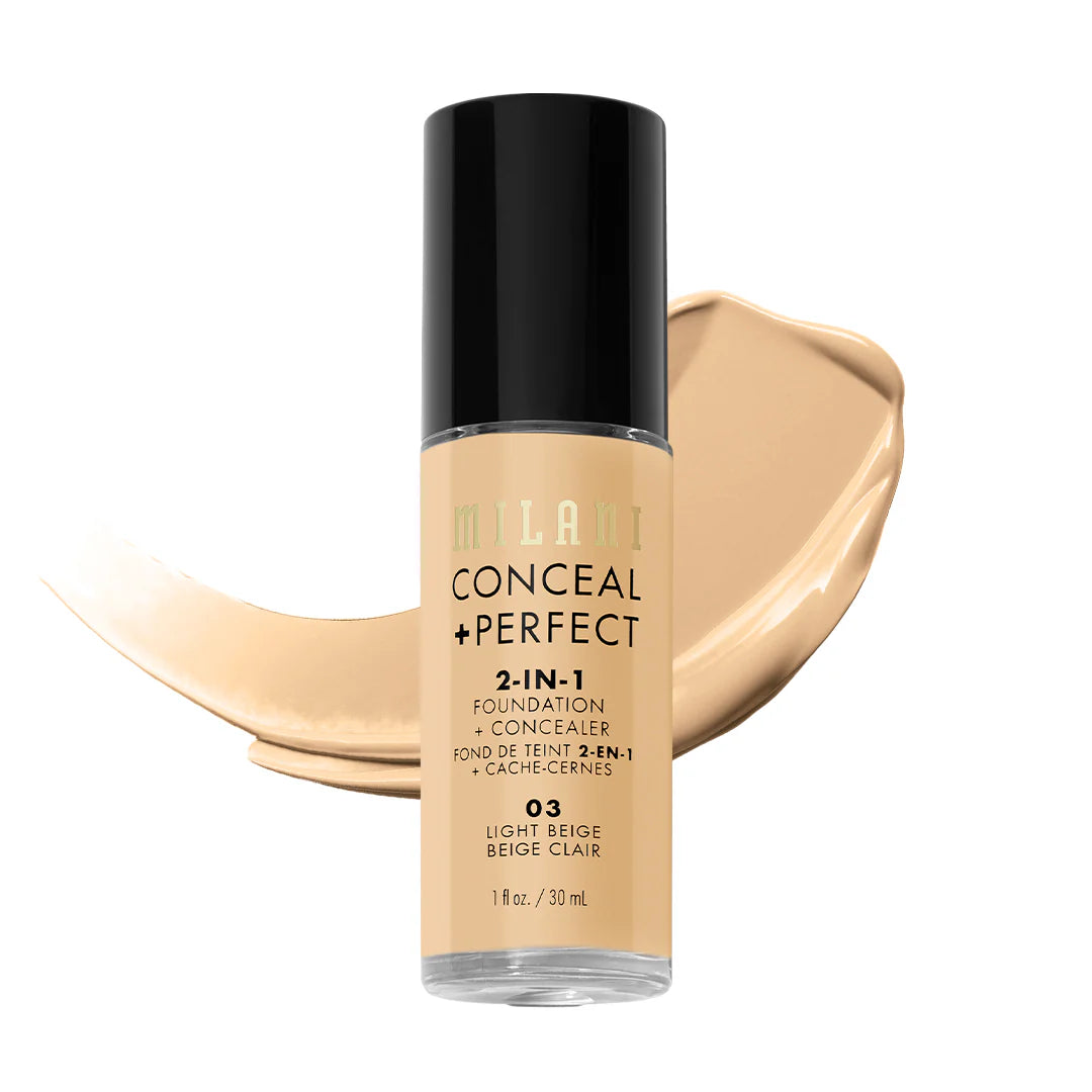 Milani Concealer+Perfect 2-IN-1 Foundation+Concealer
