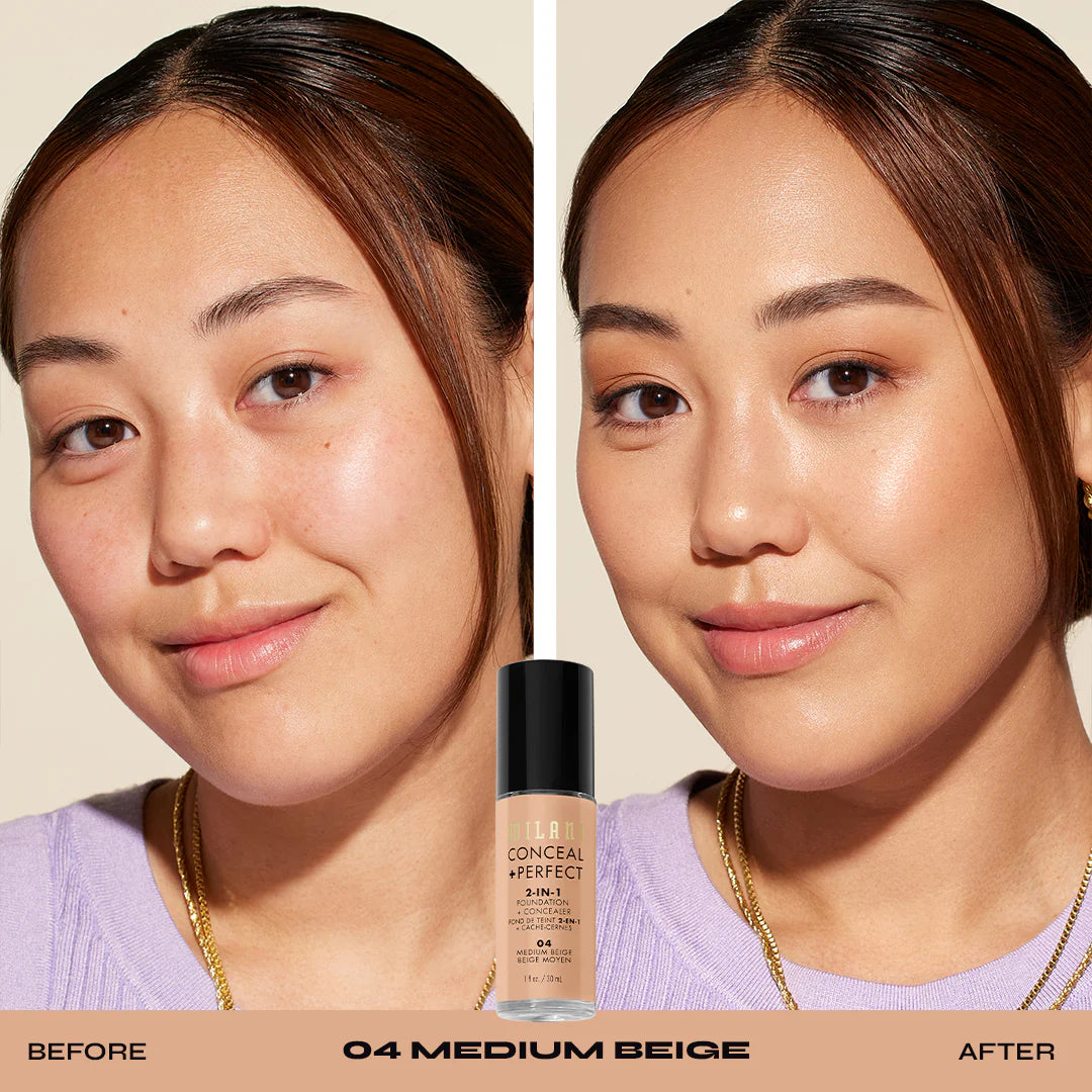 Milani Concealer+Perfect 2-IN-1 Foundation+Concealer