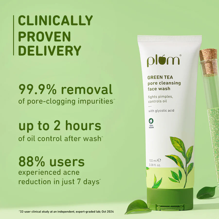 Plum Green Tea Pore Cleansing Face Wash for Acne