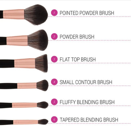 Bh Cosmetics Signature Rose Gold Brush Set (13 pcs)