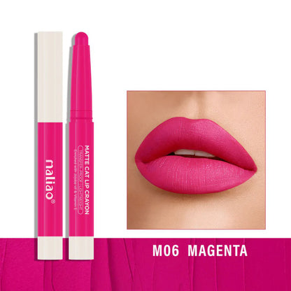 Maliao Matte Cat Lip Crayon Transfer Proof And Light Weight Long Lasting Color