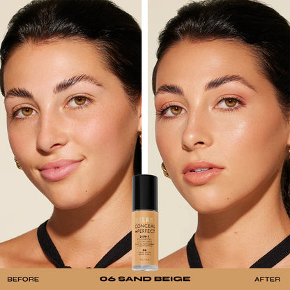 Milani Concealer+Perfect 2-IN-1 Foundation+Concealer