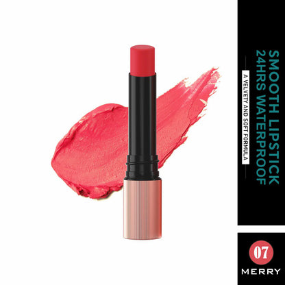 Maliao Long Lasting Non Transfer Smooth Lipstick 24HR Waterproof Wear
