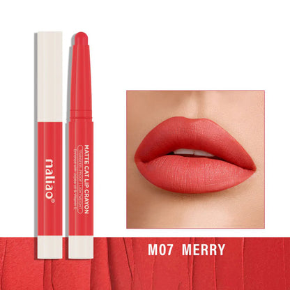 Maliao Matte Cat Lip Crayon Transfer Proof And Light Weight Long Lasting Color