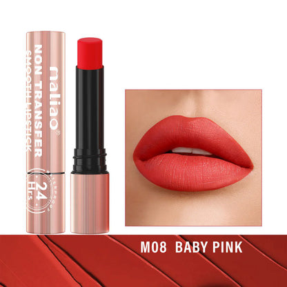 Maliao Long Lasting Non Transfer Smooth Lipstick 24HR Waterproof Wear
