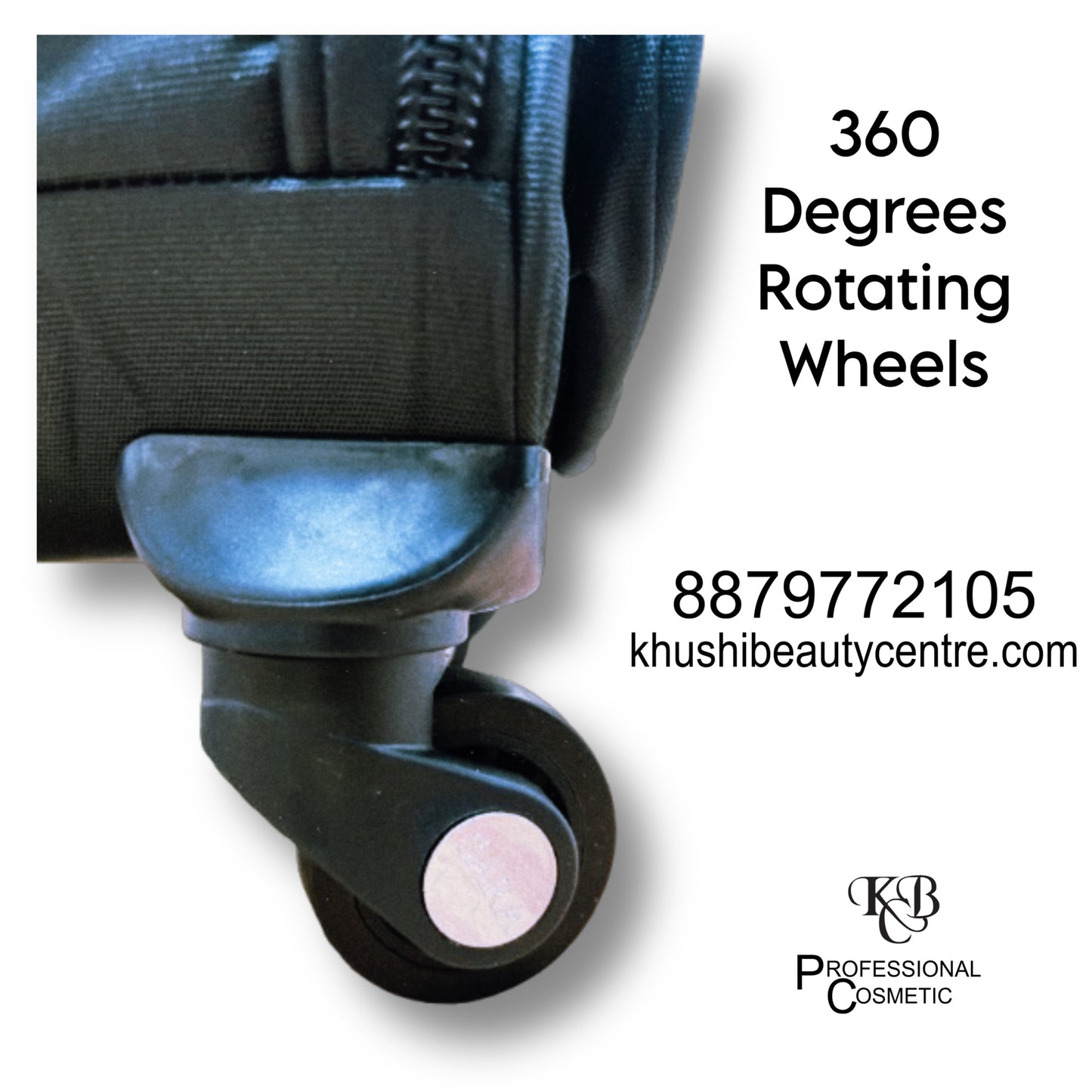 Kbc Professional Cosmetics Pro Trolley Bag