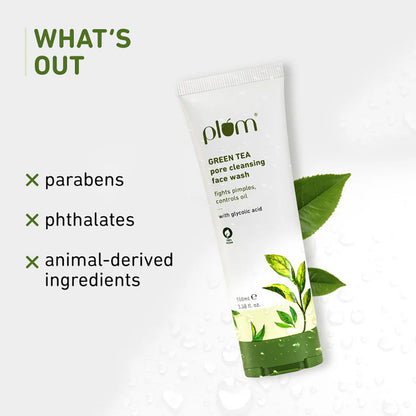 Plum Green Tea Pore Cleansing Face Wash for Acne