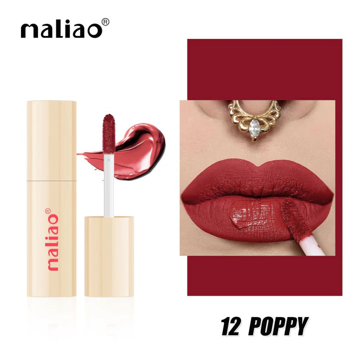 Maliao Forever Matte Liquid Lip Color Waterproof Long lasting Elegance