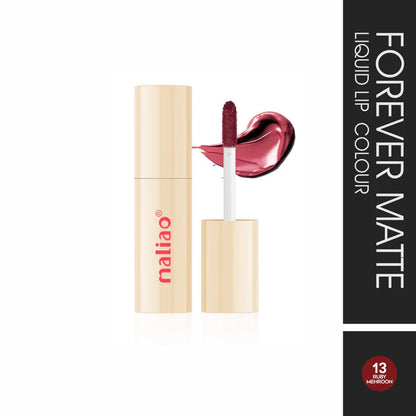Maliao Forever Matte Liquid Lip Color Waterproof Long lasting Elegance