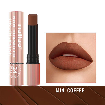 Maliao Long Lasting Non Transfer Smooth Lipstick 24HR Waterproof Wear