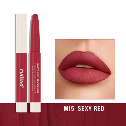 Maliao Matte Cat Lip Crayon Transfer Proof And Light Weight Long Lasting Color